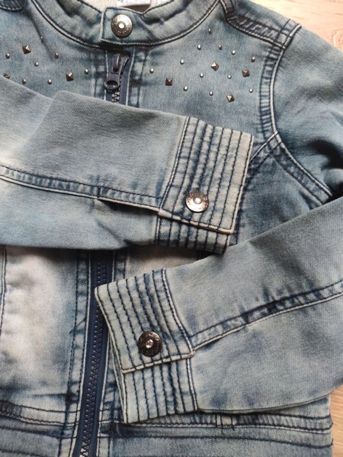 Veste en jeans fille 4 ans - photo numéro 3