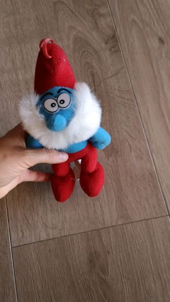 Peluche schtroumpfs environ 20cms