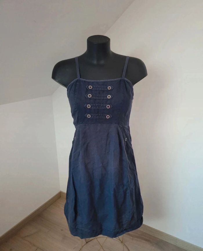 Robe lin et coton