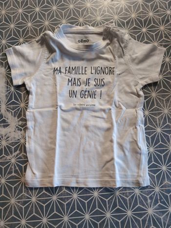 T-shirt garçon 18 mois