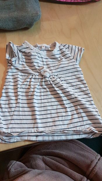 Robe rayée marine