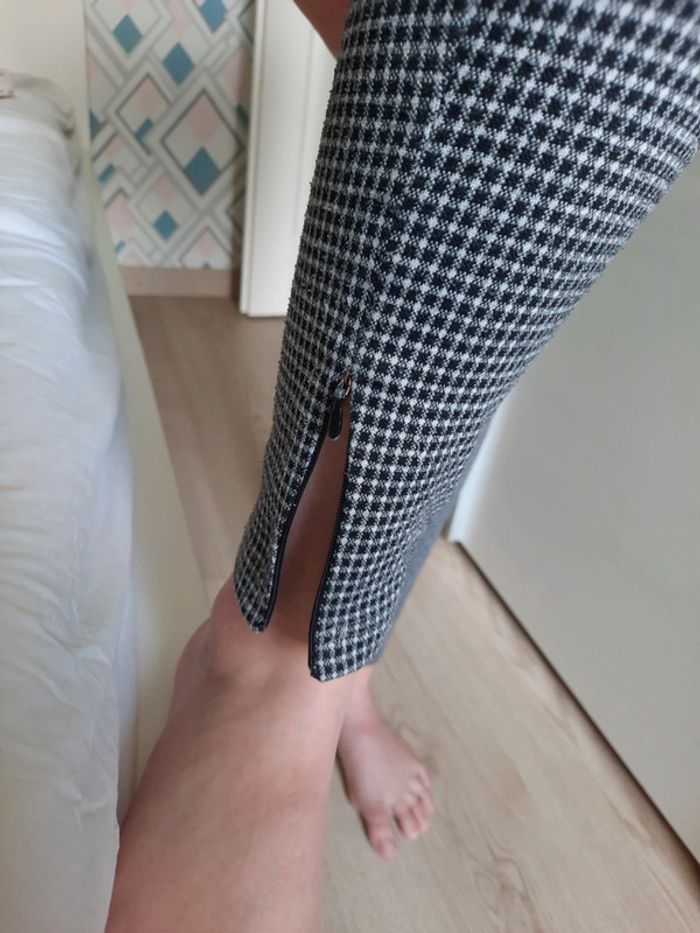 Pantalon skinny pied de poule - photo numéro 5