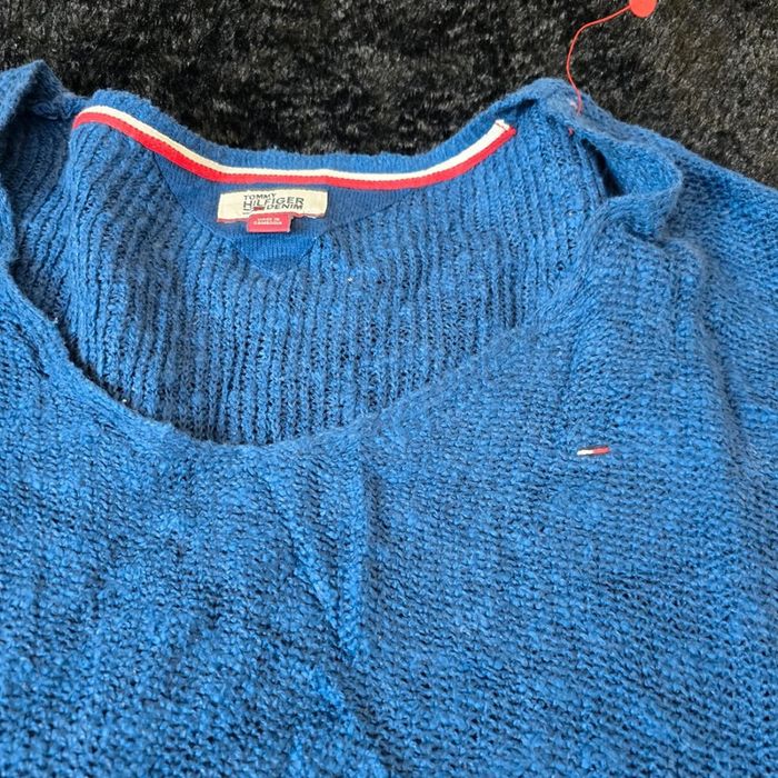 T-shirt manche longue maille tommy hilfiger - photo numéro 3