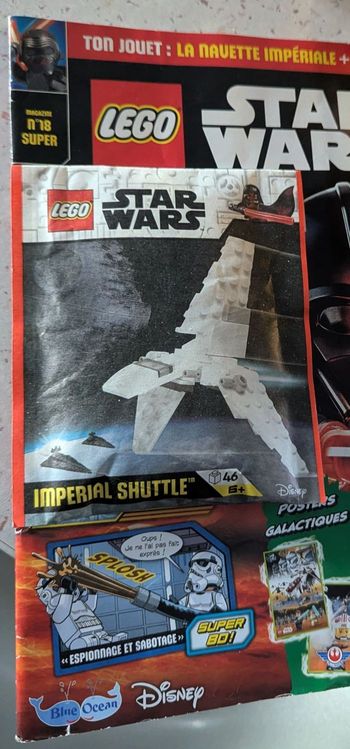 Magazine star wars lego N18 super - imperial shuttle