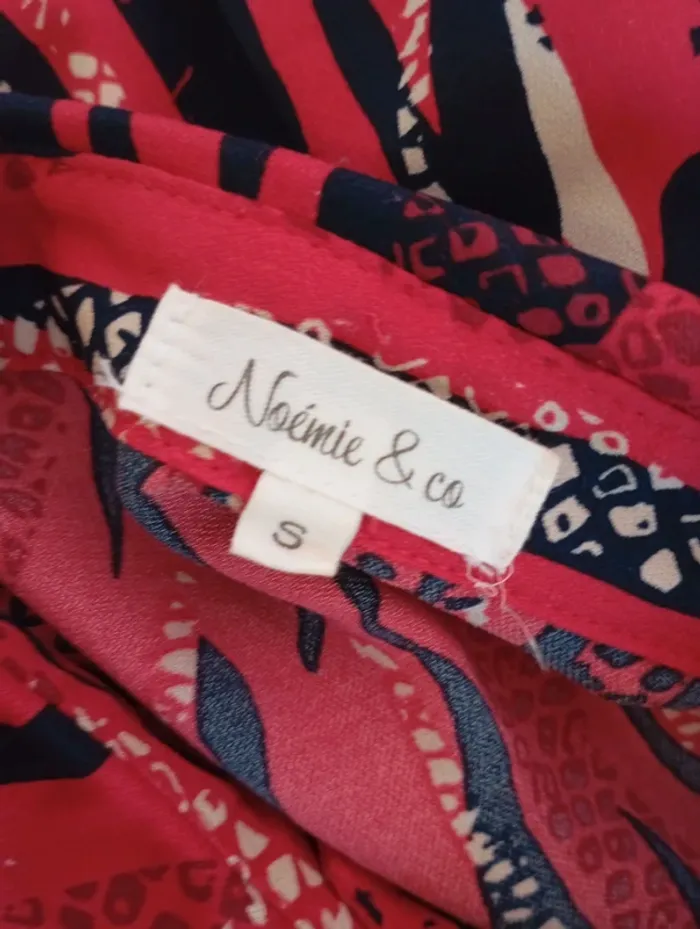 Chemisier vintage imprimé zébré taille 36 - photo numéro 3