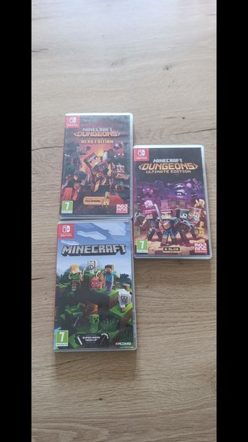 Lot jeux switch Minecraft