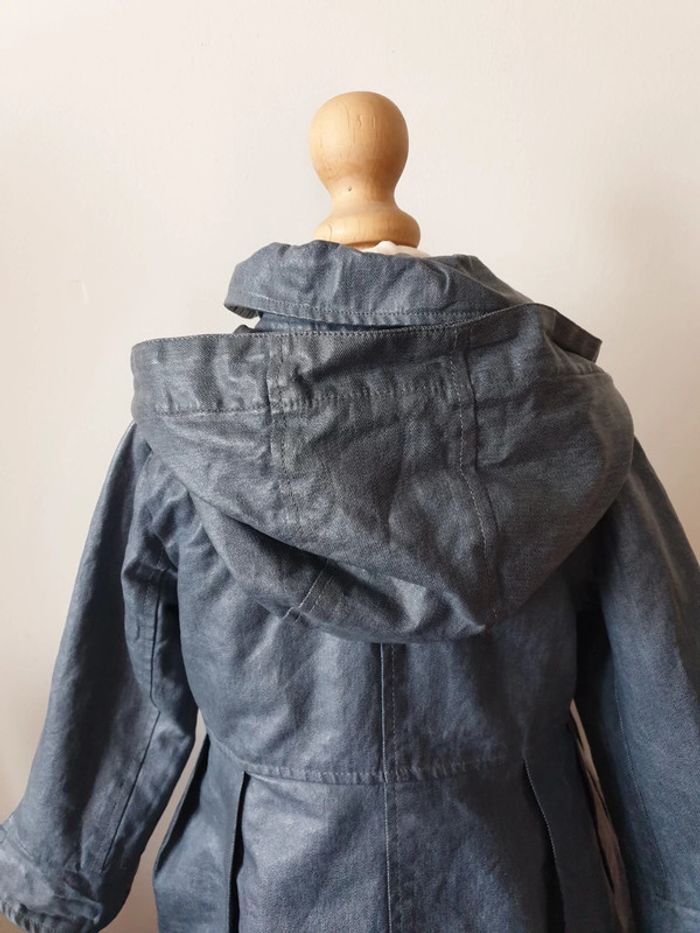 Imperméable bleu jean IKKS 3 ans - photo numéro 3