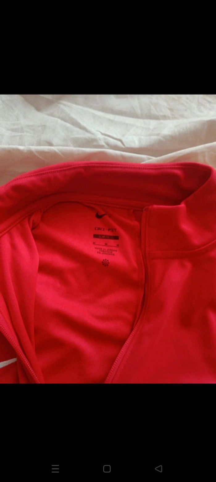 Veste nike homme rouge neuve taille M dri fit - photo numéro 6