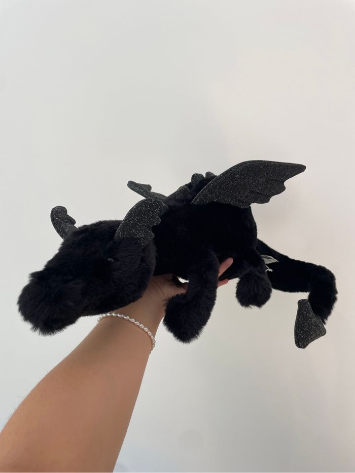 Peluche JELLYCAT LARGE ONYX DRAGON 🖤 - photo numéro 10