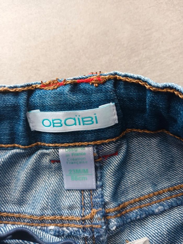 Short en jean obaibi 23 mois - photo numéro 3
