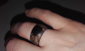 Bague bois foncé coco