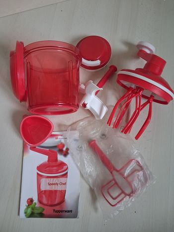 Extra chef + speedy chef combiné Tupperware