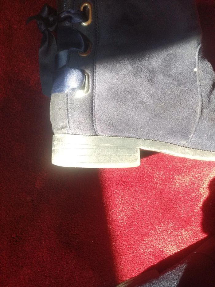 bottines bleu taille 38 - photo numéro 2