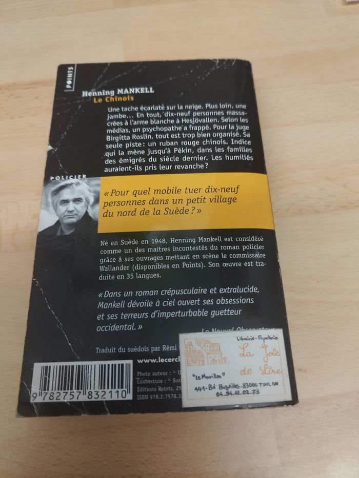 Henning Mankell
Le Chinois - photo numéro 2