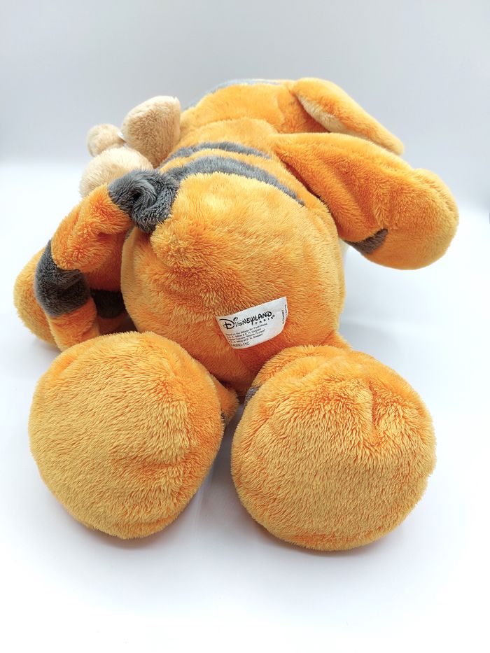 Grande peluche Tigrou grandes oreilles et petit gourou Disneyland Paris 37 cm doudou - photo numéro 6