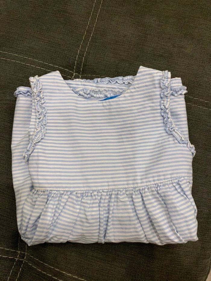 Robe 6 mois à rayures Bout'chou neuve