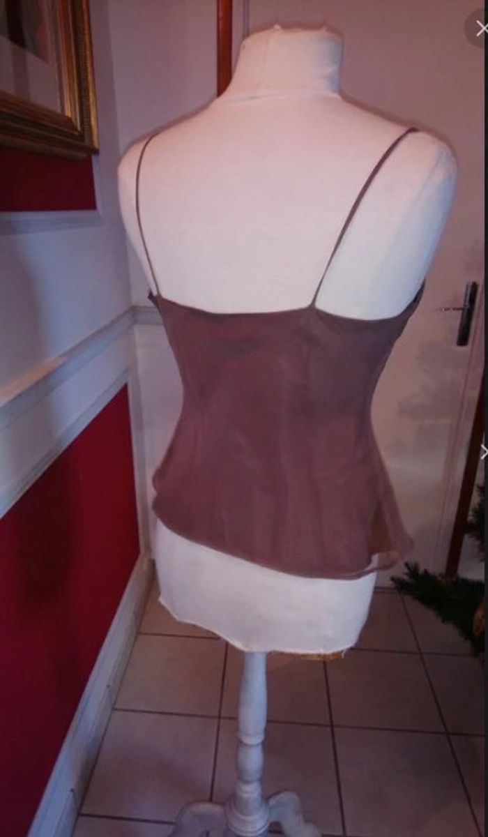 Débardeur marron satiné Angel Nina T42 - photo numéro 3