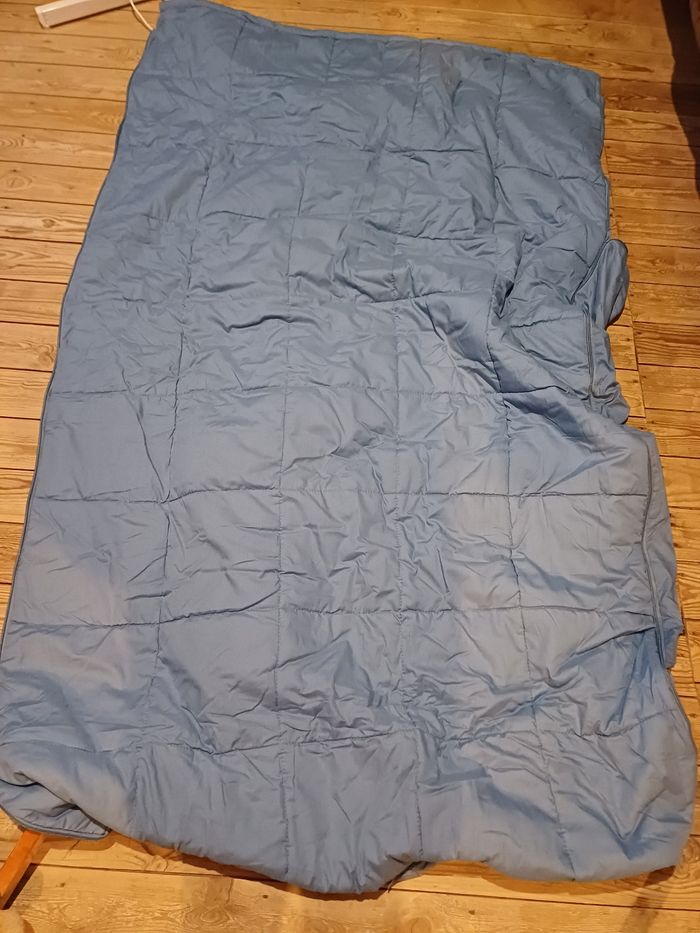 Sac de couchage avec drap housse 1 personne