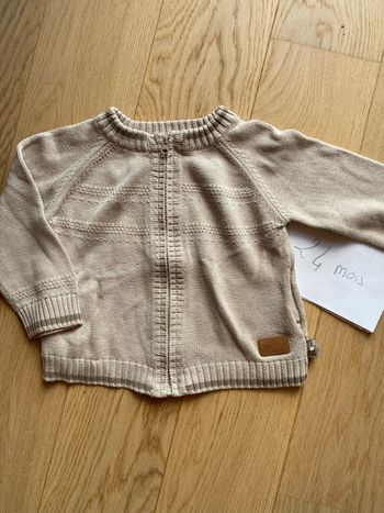 Gilet beige chic – Sergent Major – 24 mois