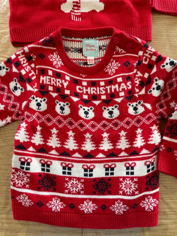 Lot 2 pull de Noël - photo numéro 2
