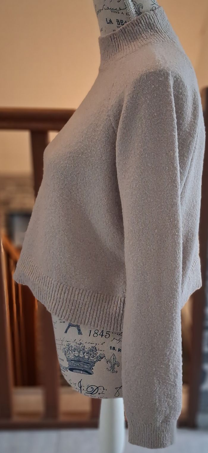 Pull court beige - photo numéro 3