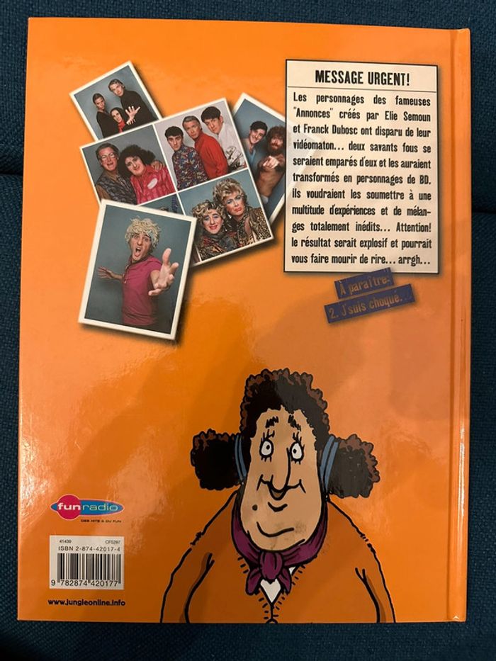BD livre Elie Semoum Franck Dubosc Les annonces Si tu es blonde Aurel Fab Jungle - photo numéro 2