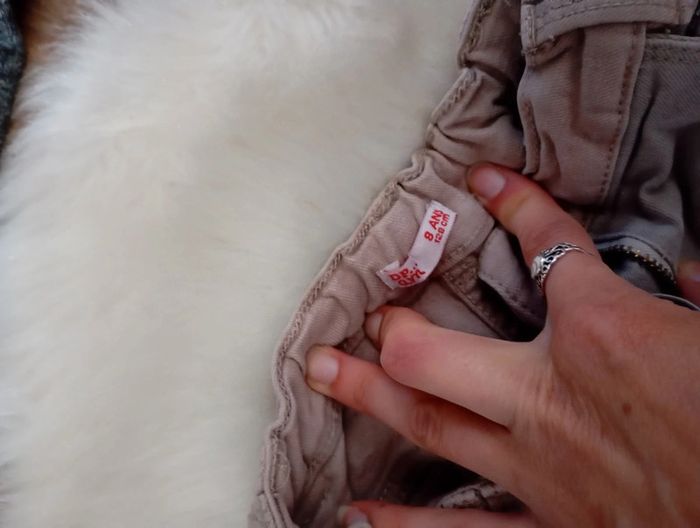 Lot fille pull little Karl Marc John+ jean dpam bicolore 8 ans - photo numéro 7