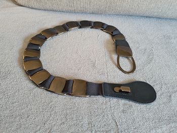Ceinture bleu marine et argenté Zara