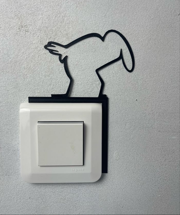 Déco Interrupteur La Ligne en bas