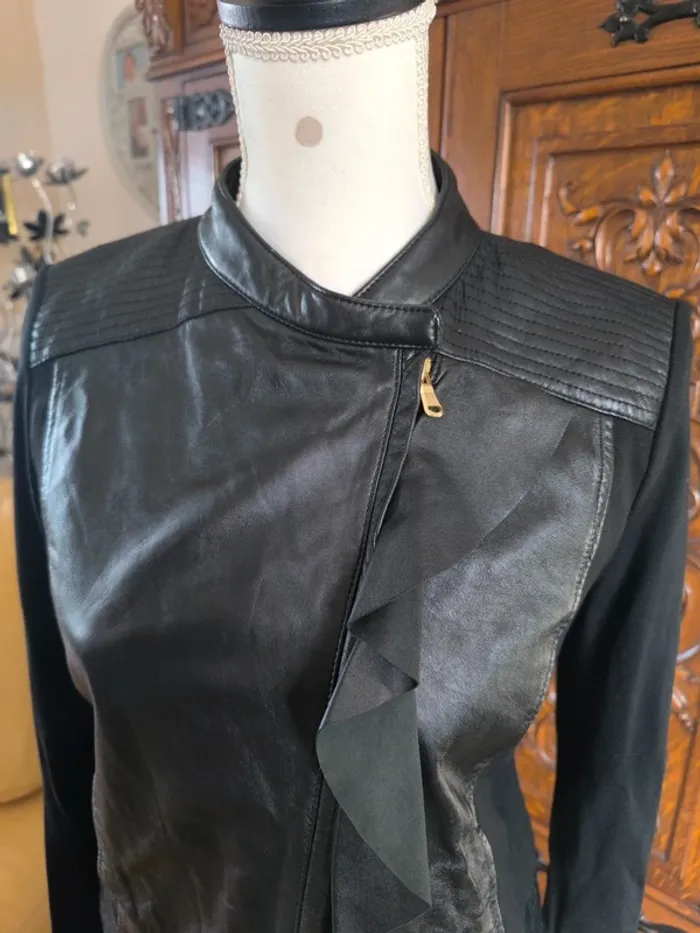 Superbe veste cuir véritable - photo numéro 4