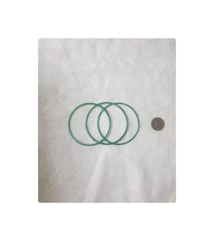 Magnifique lot de 3 bracelets verts à strass - photo numéro 3