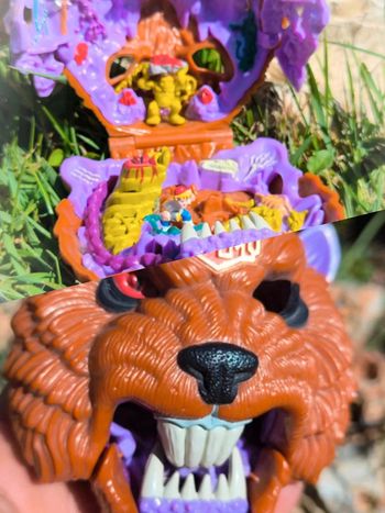 Boîte mini micro figurine petite mighty max bluebird pocket monster rat doom zone Hellcat grapples