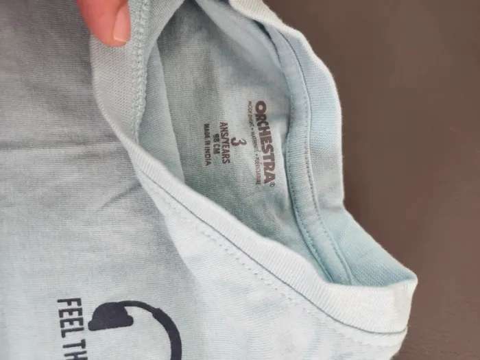Lot hauts t shirt gilet garçon bleus 3 ans - photo numéro 2