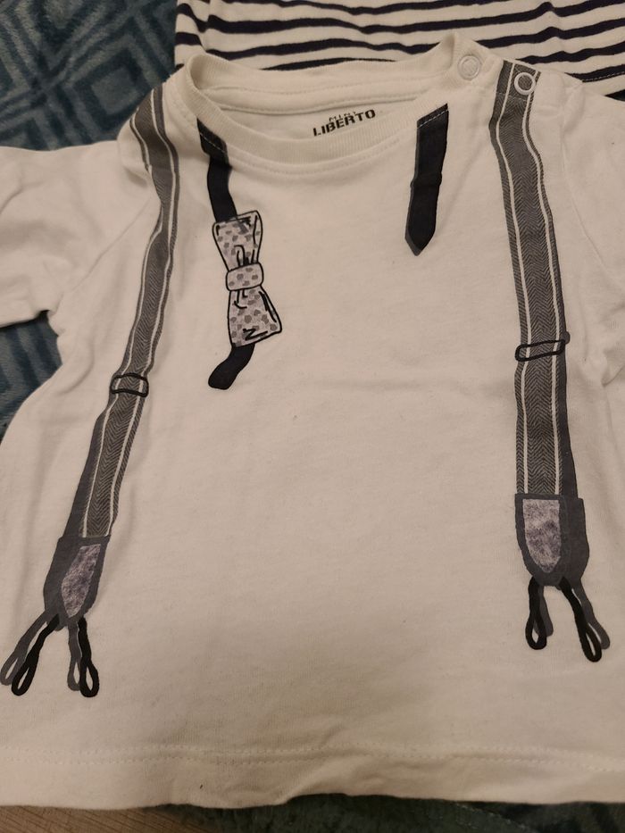 Lot t-shirts 6mois - photo numéro 2