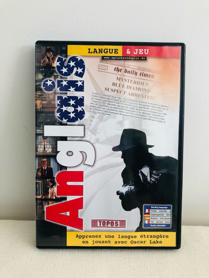 Cd jeu enquête anglais langue & jeu