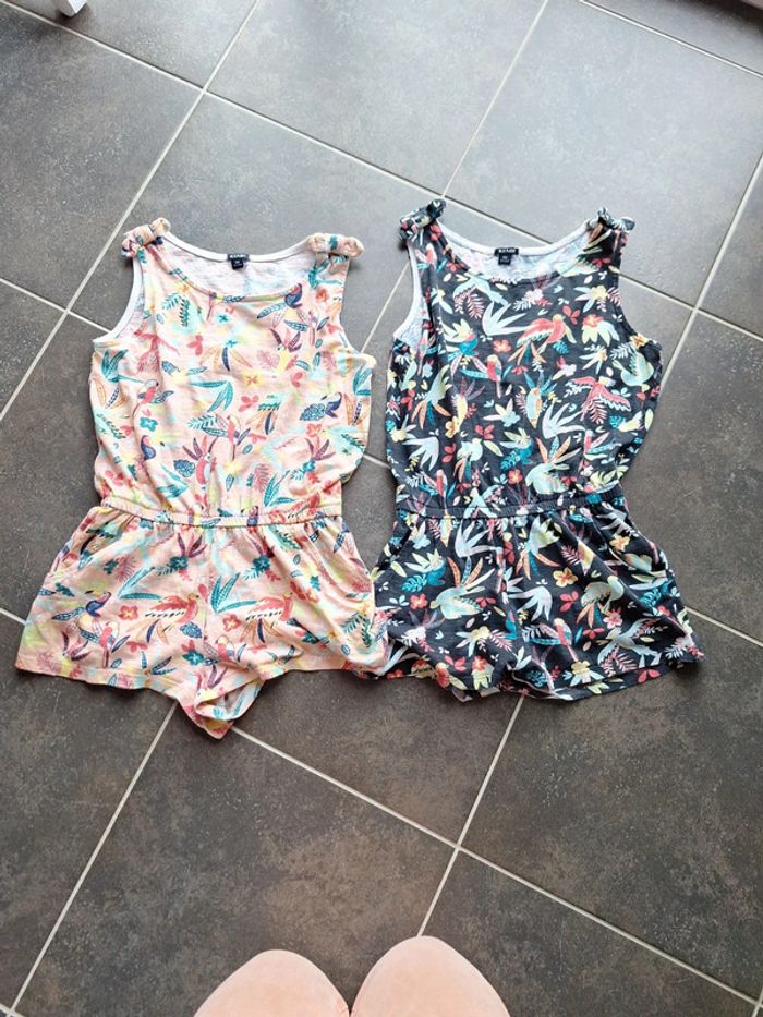 2 combishorts kiabi 10 ans