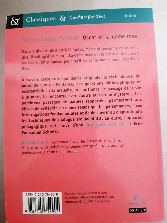Livre Oscar et la dame rose - photo numéro 2