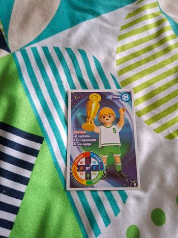 Carte playmobil football 8