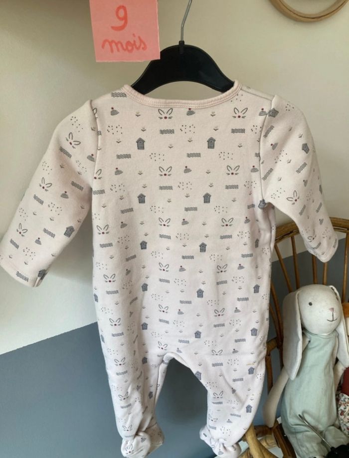 Pyjama fille une pièce rose clair TAO - photo numéro 2