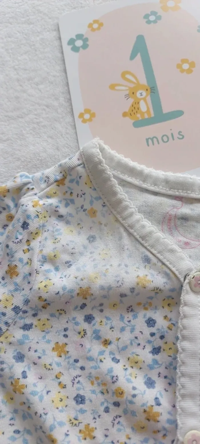 Pyjamas été bébé fille 12 mois - photo numéro 4