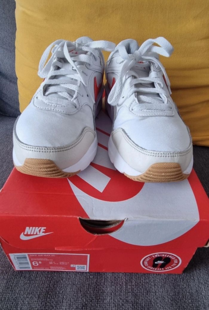 Nike air max sc " White picante red" - photo numéro 2