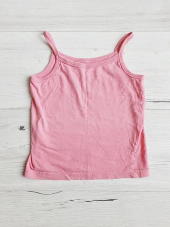 Vêtement fille tee-shirt débardeur rose 5 ans
