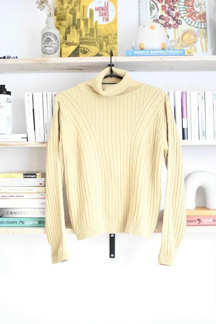 Pull Col Roulé Alain Manoukian en taille S/M (=36/38) - Très bon état - photo numéro 4