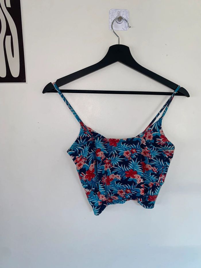 Crop Top Fleuri