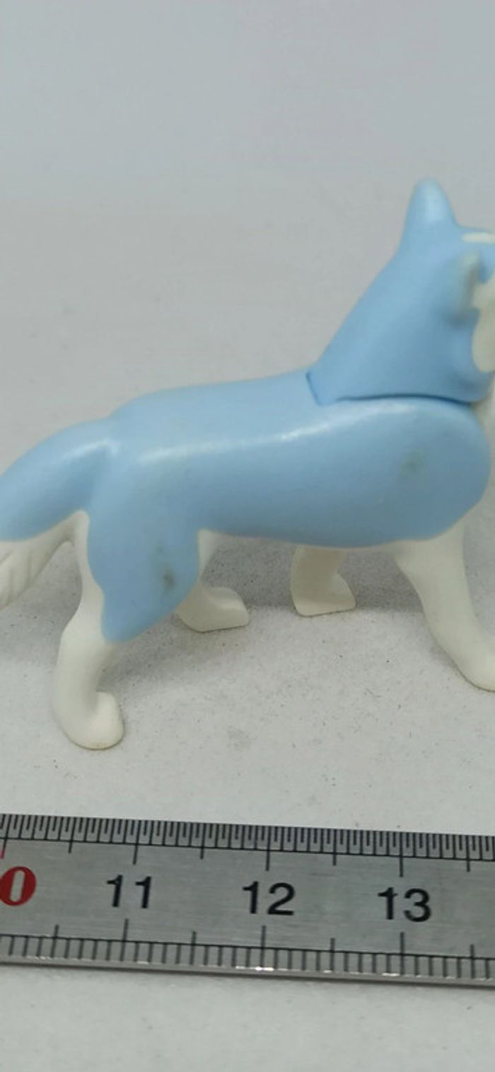 Chien de traîneau husky bleu et blanc playmobil - photo numéro 5