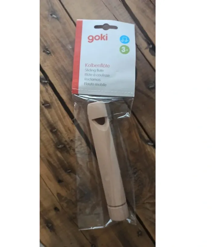 Sifflet à coulisse en bois naturel GOKI pour enfant à partir de 3ans - photo numéro 2