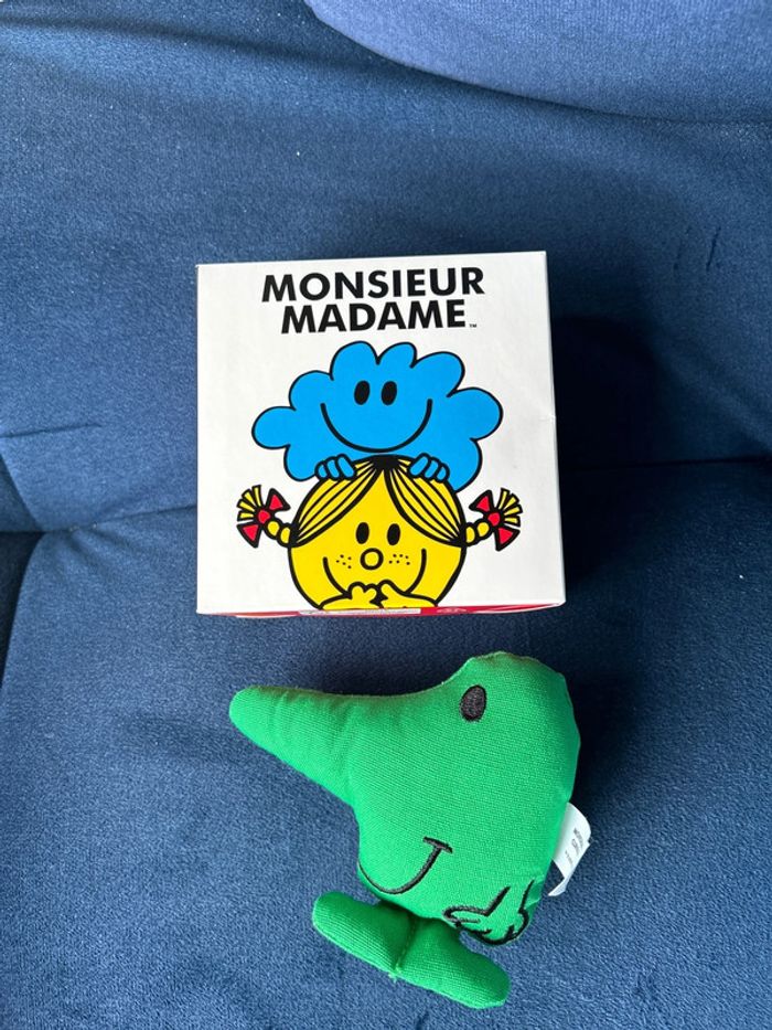 Peluche monsieur curieux