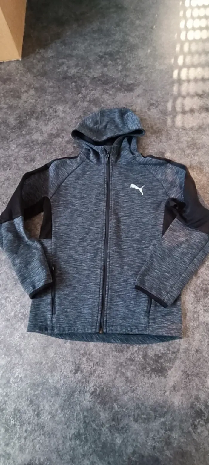 sweat zippé à capuche 13-14 ans PUMA