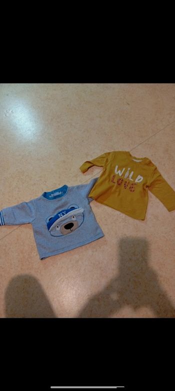 Lot haut manche longue taille 6 mois