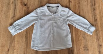 Chemise tape à l'œil blanche 